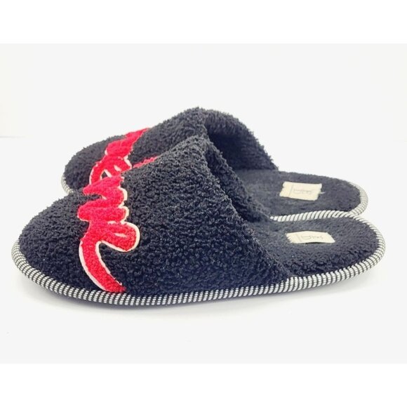 ED Ellen‎ DeGeneres Womens Faux Fur Closed Toe Slip On Slippers - Size 9 - Picture 5 of 7